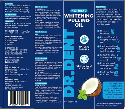 Ústní voda s kokosovým olejem🥥