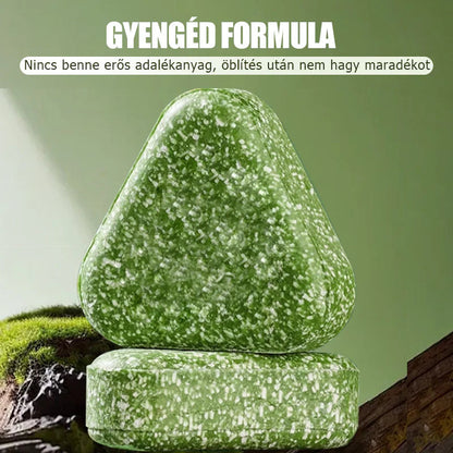 Prírodný tuhý šampón na posilnenie vlasov