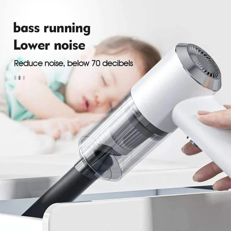 Bezdrátový vysavač do auta a vzduchové čerpadlo 2 v 1 – výkonné sací síly, nízká hlučnost, dobíjecí, multifunkční design