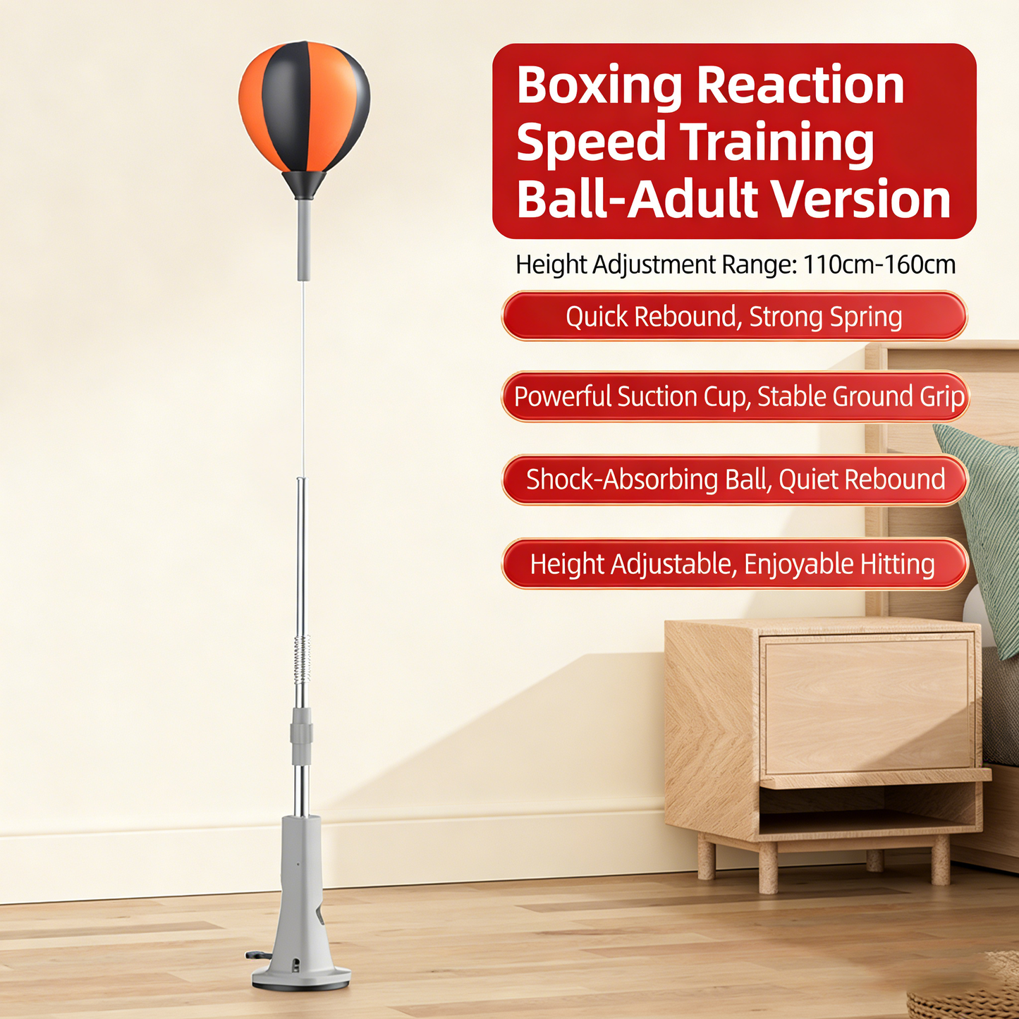 🔥Boxovací pytel s nastavitelnou výškou a stojanem