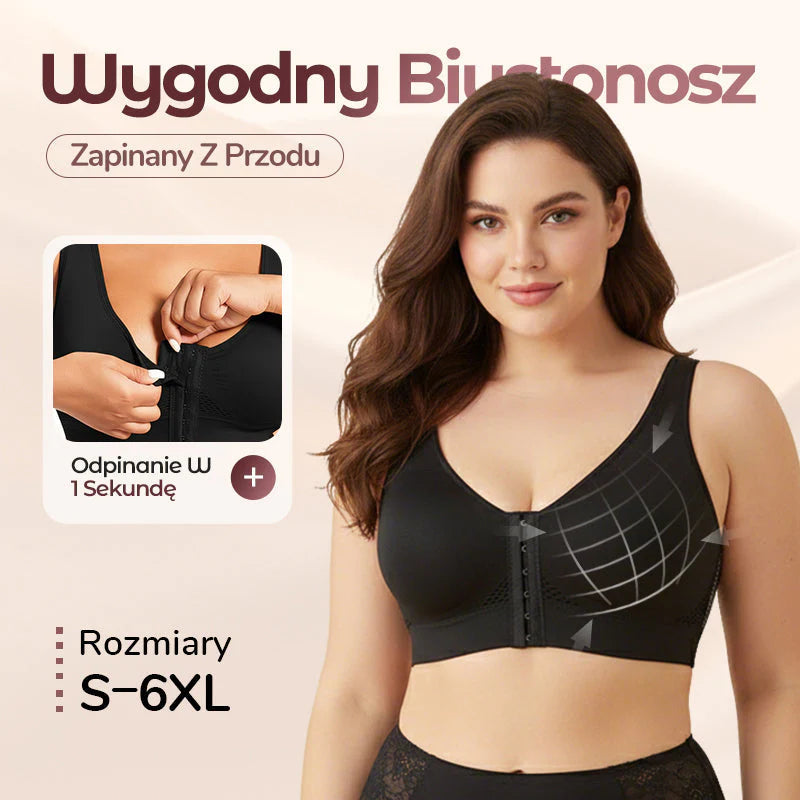 Dámská podprsenka bez kostic s předním zapínáním👙