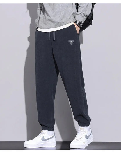 🍂🔥【50% SLEVA】🔥【M-5XL】🖤Nové zimní kalhoty pro muže, plus samet a hrubý manšestr, teplé a ležérní pánské kalhoty