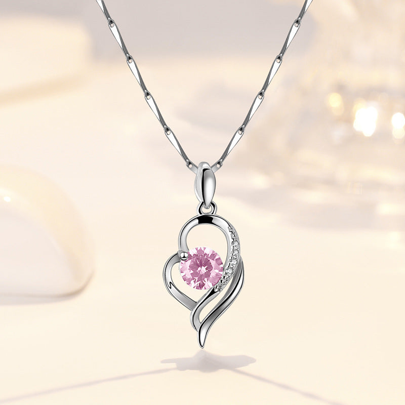 🎁🌊Dárková sada Srdce oceánu (náhrdelník + náramek se srdíčkem)