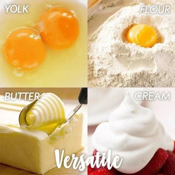 Poloautomatický šlehač vajec z nerezové oceli