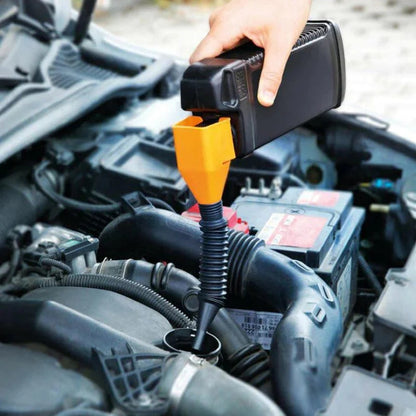 Zatahovací trychtýř do auta