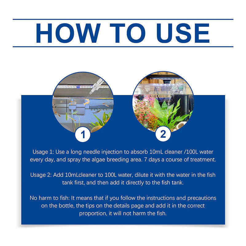 💦Akvarijní voda Výkonný čistič 🐟🐟🐟