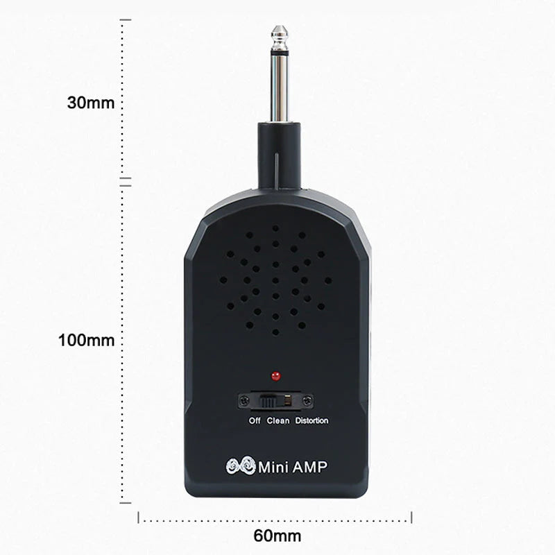 🎵Mini přenosná sada zesilovačů pro elektrickou kytaru🎸