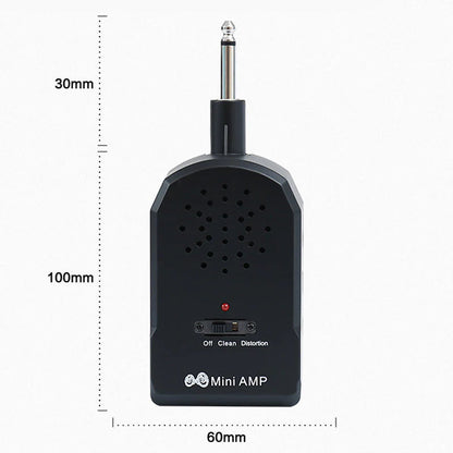 🎵Mini přenosná sada zesilovačů pro elektrickou kytaru🎸