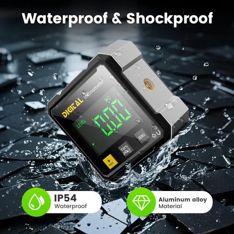 📐4 stranný magnetický digitální úhloměr s laserem