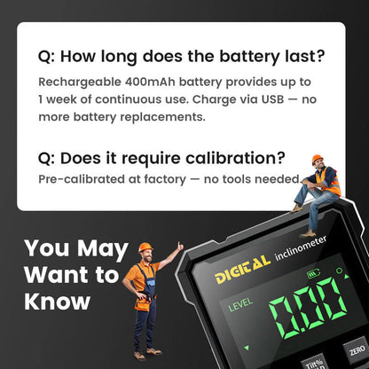 📐4 stranný magnetický digitální úhloměr s laserem