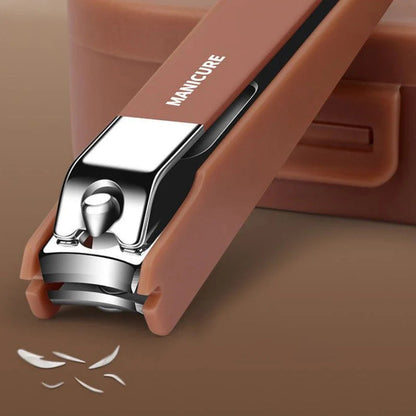Přenosná 7-dílná sada na manikúru s kleštičkami na nehty
