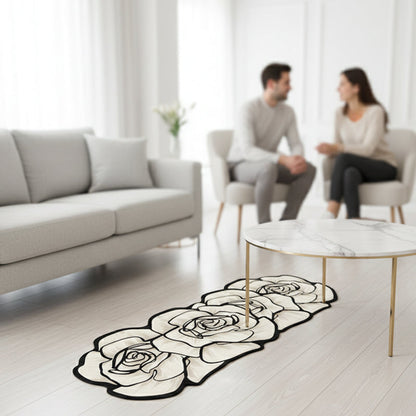 🔥40% sleva do vyprodání zásob!🎉Rychleschnoucí koupelnová předložka s květinovým vzorem