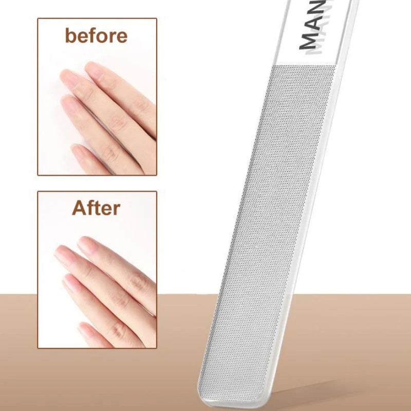 Přenosná 7-dílná sada na manikúru s kleštičkami na nehty