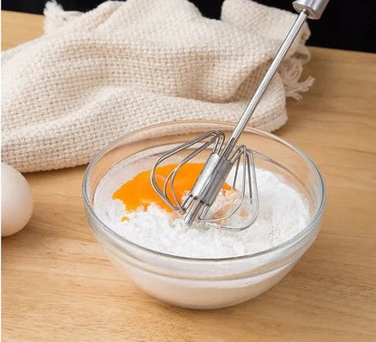 Poloautomatický šlehač vajec z nerezové oceli