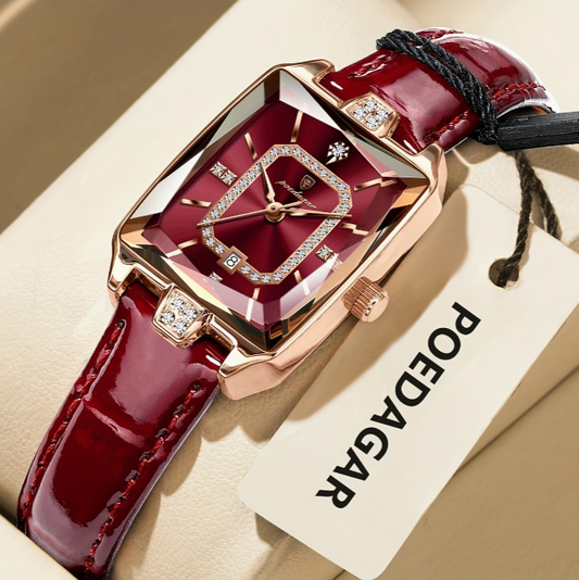 Dámské quartzové hodinky, elegantní a všestranné, ideální na dojíždění a zvláštní příležitosti, dobře zvolené