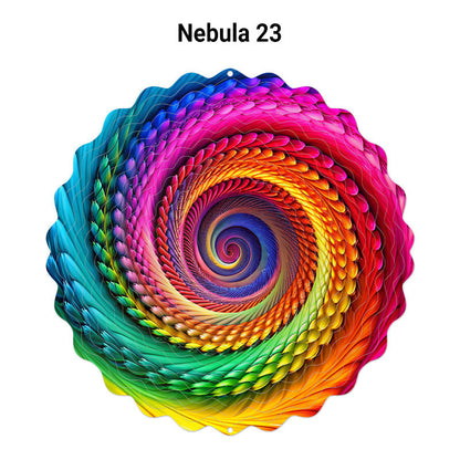 🌺3D barevná rotující zvonkohra – 🏠Zahradní závěsná dekorace