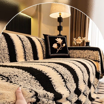 Měkký plyšový protiskluzový potah na pohovku🧣