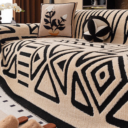 Měkký plyšový protiskluzový potah na pohovku🧣