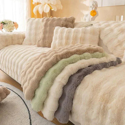 🛋Teplé a pohodlné plyšové potahy na pohovky na podzim a zimu