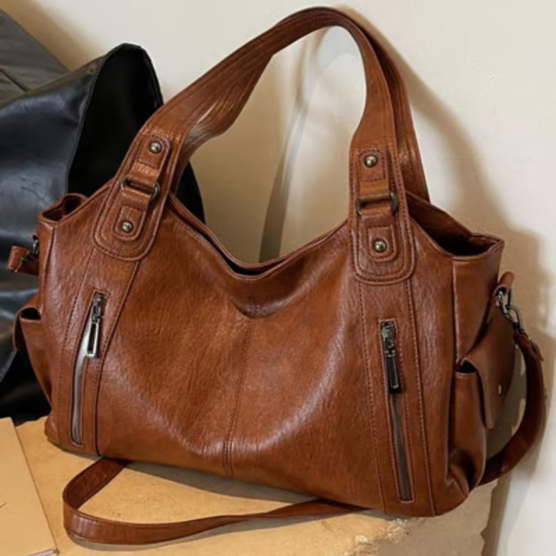 👜PUNKOVÁ TAŠKA S VELKOU KAPACITOU