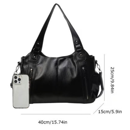 👜PUNKOVÁ TAŠKA S VELKOU KAPACITOU