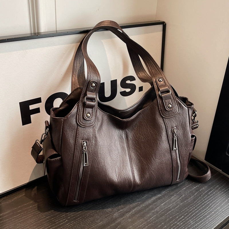 👜PUNKOVÁ TAŠKA S VELKOU KAPACITOU